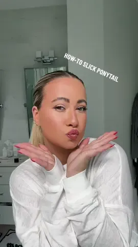 an easy how-to for a slick back ponytail look! 🍒 linked all the products in my amazon storefront under “beauty” #slickponytail #hairtutorial #howtotiktok 