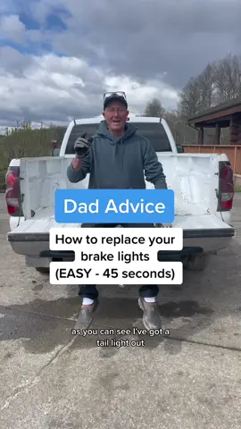 How to replace a brake light or taillight. EASY. This is different than a headlight, but same for brake lights, taillights and reverse lights usually (just different bulbs). Love, Dad #dadadvice #brakelights 