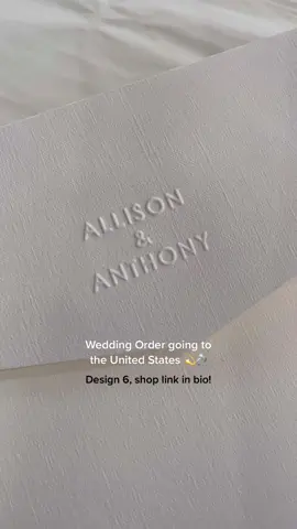 Custom Embosser wedding order! #diywedding #weddingtiktok #diybride #weddingideas 