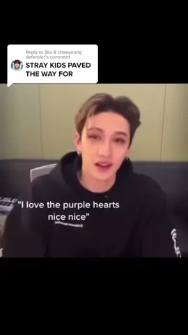 Replying to @Skz & chaeyoung defender go cry now #straykids #bangchan #bts #jungkook #jeonjungkookjkk #chan #skz #fyp chan talking abt bts chan saying bts paved the way