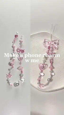 Make a phone charm w me#keychain #bagchain #beadedjewelry #bowties #phonecharms #camerastrap #foryou #DIY #beadedkeychains #phonestraps #handmadejewelry #handmadekeychains #SmallBusiness 
