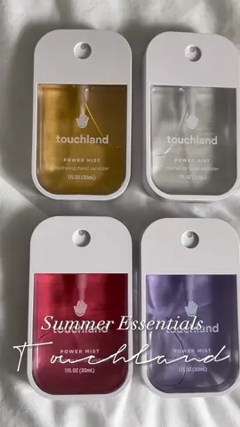 Thank you @touchland ☺️🫶🏻 Velvet Peach is by far my favorite scent🧡🍑 Grab your summer essentials! Link in my b!0 🔗 #touchlandhandsantitizer #touchlandunboxing #touchlandcollab #touchland #handsanitizer #itgirl #aestheticvibes #obsessed #velvetpeach #newfav #summermusthaves #summeressentials #summertime #fyp #foryoupage 