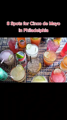 This year #cincodemayo is on a Friday, so here are a few restaurants in #Philly to kick off the weekend! #phillyrestaurant #phillyrestaurants #cincodemayophilly #cincodemayoinphilly #phillybars #mexicanfood #mexicanrestaurants #margaritas #phillytacos #lasmargaritasphilly #cincodemayoweekend 