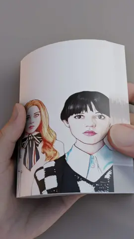M3gan And Wednesday Addams Sing Uptown Girl FlipBook #M3gan #flipbook