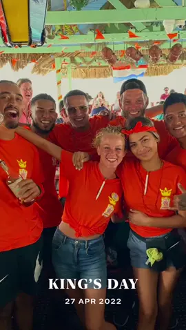 Celebrate King's Day at Bugaloe! #aruba #bugaloe #kingsday #koningsdag #koningsspelen #games #fun #celebration #holiday #holidayvibes #beach #beachbar #bar #palmbeach 