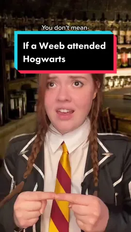 If a weeb attended Hogwarts - such a lil baka | ALSO GUYS IM ACCREDITED AS A CONTENT CREATOR FOR DOKOMI 2023, PLS SAY HI IF YOU SEE ME 🥹🥹🥹 #hogwarts #harrypotter #hp #parody #weeb #comedyskit 