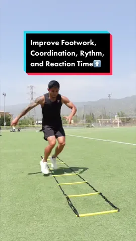 🔥Speed Ladder Drills For Improved Footwork, Coordination, Timing, and Reaction Time! ⁣ #agility #agilitytraining #performancetraining #sportstraining #athletictraining 