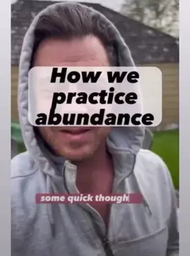 How we practice abundance!!!