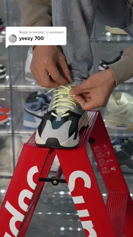 Replying to @korskd_ @sneaker755 Thanks for the shoes, bro.#fyp #sneakers #foryou #lacetutorial #shoelaces #flightkickz #yeezy #yeezy700 #laces 