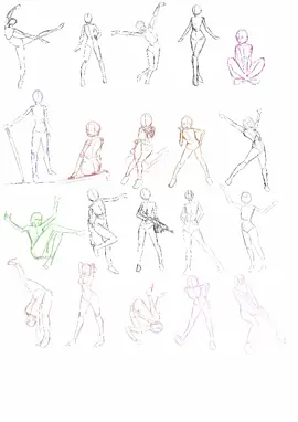 This is how i practice drawing anatomy ##sketch##procreate##drawing##ฝึกวาดรูป