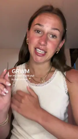 get ready with me to club as i talk about how i hate clubbing … 🫢 #barcelona #studyabroad #abroad #spain #travel #abroadvlog #Vlog #grwm #getreadywithme #MakeupRoutine #clubbing 