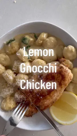 One Pan Lemon Gnocchi Chicken This creamy lemon gnocchi chicken is made in one pan and is such a quick recipe! It’s on the table in less than 15 minutes! Pillowy soft gnocchi is cooked in a creamy, tangy lemon sauce and then topped with juicy paprika and thyme marinated chicken. The perfect family dinner for a busy weeknight. Recipe 2 chicken breasts, halved lengthways 1 tsp salt 1/2 tsp pepper 1 tsp paprika 1/2 tsp thyme 1 tbsp olive oil 1 tbsp unsalted butter 1 tsp garlic, freshly minced Juice of 1 lemon 1 cup chicken stock 1 cup thickened cream 1 cup Parmesan 500g fresh gnocchi (must be the type in the refrigerated section of supermarket that cooks in 2-3 mins) 2 cups spinach leaves Find the full recipe here https://simplehomeedit.com/recipe/lemon-gnocchi-chicken/ or search ‘Lemon Gnocchi Chicken’ on my website, link in bio!  #onepanmeal #onepotmeals #familydinner #DinnerIdeas #dinner #Recipe #gnocchi #chicken #EasyRecipe #quickrecipes 