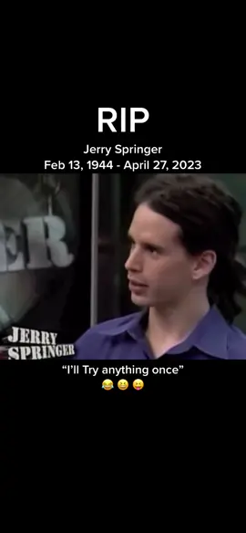 Jerry springer always started some bull**** #jerryspringer #crazy #restinpeace #fyp #television #digitalappleseed 