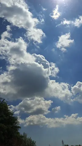 Beautiful clear sky ☁️ ☁️ #sky #aestheticsvideos #bluesky #aestheticvideo #beautifulday #natureviews #bluebluesky 