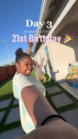 We are officially less than 2 weeks away!!! 🎉These lights were an epic FAIL I can not believe they fell like that after we THOUGHT they were secure😭 Come back for part two to see the actual set up the backyard! Follow me to following with the rest of the process as well 🥰 #fyp #21stbirthday #birthdayprep #21 #Vlog #birthdayprep #backyardsetup #lights #fail #dailyvlog 