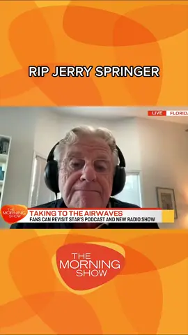 TV personality Jerry Springer, known for his controversial but popular talk show, has died at the age of 79. In one of his final TV interviews, he told The Morning Show what he hoped would happen when he made it to the Pearly Gates.   @Jerry Springer Show #jerryspringer #jerryspringertv #jerryspringershow 