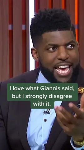 @emmanuelacho: I love what Giannis said, but I strongly disagree with it.  #fyp #Giannis #Bucks 