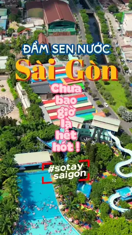 lễ sắp tới gặp cái nắng Sài Gòn nữa thì cứ auto đi chơi nước là êm thôi 😉😉😉 Vé giao động người lớn trẻ nhỏ từ 150 - 200k , mua vé xong free hết trò chơi , chơi ngán rồi dề 😎 #sotaysaigon #damsennuoc #damsenwaterpark #dulichsaigon #saigon #tphcm #foryou 