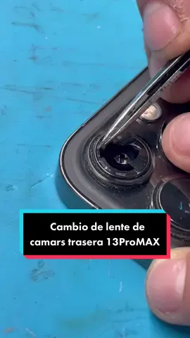 Reemplazo express de lente de camara trasera iPhone 13ProMAX. Ven con los expertos antes de que se dañe tu cámara #VoiceEffects #fy #fyp #foryou #foryour #foryoupage #foryourpage #viral #tiktok #like #follow 