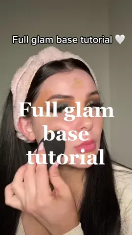 Full glam base tutorial 🤍 #makeup #makeupt #fyp 