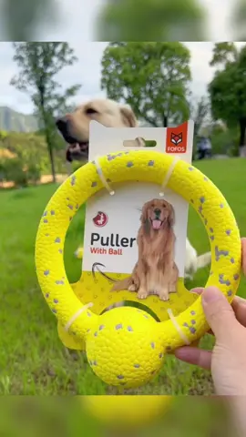Dog toy popcorn elastic ball is light and floating, and it is not bad, soft and bite-resistant.#Pet toy#Meng chong Hao Wu#doggie