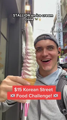 $15 Street Food Challenge in Korea! #koreanfood #streetfood #southkorea #travel 