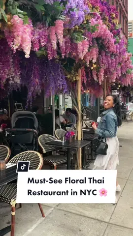 If you’re looking for a stunning dining experience that perfectly captures the essence of spring, look no further than Bua Thai and Robata Grill in NYC! @buathairamenrobatagrill This restaurant boasts some of the most beautiful floral decor I’ve ever seen, with delicate blossoms and lush greenery adorning every inch of the space. From the moment you step inside, you’ll be transported to a magical garden oasis that feels like a true escape from the hustle and bustle of the city. #thaicuisine #nycfood #restaurant #floralrestaurantnyc #asianfood #nycfoodguide 