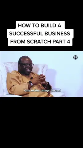SCALING UP: Part 4 Interview Excerpts with Mr. Bunmi Elesho  Here is the highlights video on the final episode of our four-part series on 