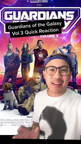 #guardiansofthegalaxyvol3 quick reaction! NO SPOILERS. Full review later today! #movies #mcu #marvelstudios #moviereview 