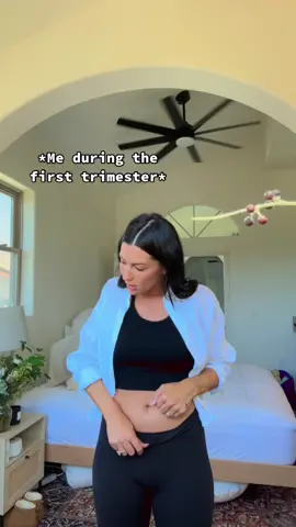 When you aren’t sure if it’s the burrito or baby #pregnant #babytok #areyoureal #firsttri 