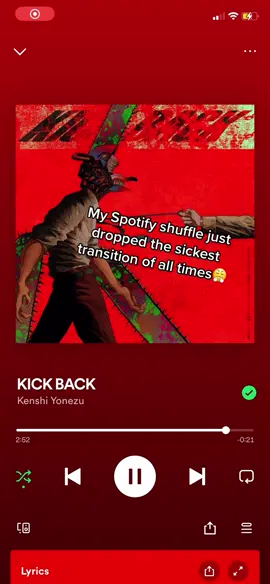 #spotify #spotifytransition #spotifycrossfade #chainsawman #indierock 