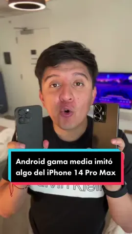 Hablando de celulares de gama media 2023, les dejo este Realme C55 que imitó una de las características del iPhone 14 Pro Max. #tecnologia #geektok #techtok #tiktoktech #realme #realmec55 #celulares2023 #celulares #geek 