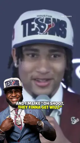 C.J. didn’t know WHAT was going on 🤣 #cjstroud #willanderson #nfl #houstontexans #nfldraft #nfltiktok 
