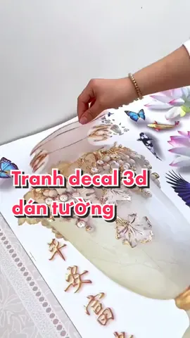 Tranh decal 3d dán tường trang trí phòng ngủ, phòng khách siêu xinh #tranh3d #tranh3ddantuong  #tranhdecal #tranhdecaldantuong #tranhdecaldantuong3d 