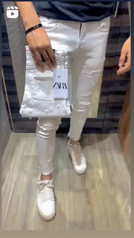 ZARA WHITE JEANS DAMAGE TONE✨✨✨#growth #growupwithme #grow #foryoupage #mensfashion ##fypシ #LaysEverywhere #alibaba #amazon #onlineshopping #forever #viral #darazonlineshopping #menspants 