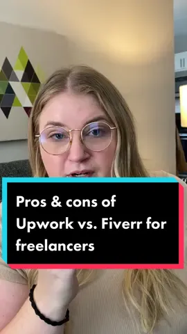 Ever wondered whether you should be freelancing on @upwork or Fiverr? Here are the pros and cons for freelancers on each platform. #freelance #freelancer #freelancetips #freelanceplatform #upwork 