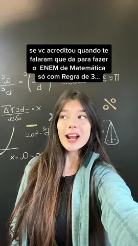 fica o aviso… NÃO da para fazer tudo só com Regra de 3 em!! 👀 #TokDoEnem #Matematica #AprendaNoTikTok 