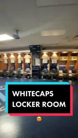 So clean 👌👕 #vwfc #changeroom #lockerroom #bcplace #MLS #majorleaguesoccer #vancouver #whitecaps #jerseys #equipment #team #Soccer #football 