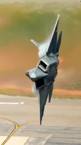 F22 Raptor in Slow Mode #f22 #f22raptor #usaf #aviation #fyp #fighterjet 