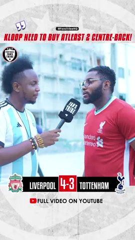 Watch @iamkaribi1 's FULL INTERVIEW ON YOUTUBE - LINK IN BIO 📺 🗣 🔥  #naijafootball #tiktoknigeria #naijatiktok #PremierLeague #levelupafrica #africanfootball  LIVERPOOL 4-3 TOTTENHAM highlights