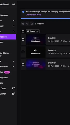 Prevent muted VODs and DMCA strikes  #smallstreamers #smallstreamerconnect #smallstreamersupport #streameradvice #streamergrowth #streamergoals  #streamingtips #streamerproblems #streamergoals2023 