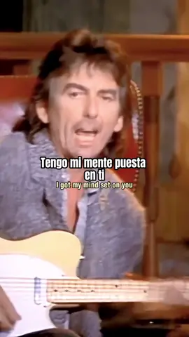 Got My Mind Set On You - George Harrison #fyp #letras #georgeharrison #cover 