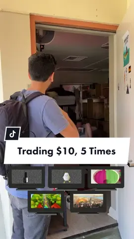 What happens if you trade $10, 5 times? #strangers 