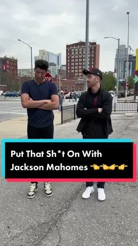 Who did it better me and Jackson or Dillon Brooks? Lmk 👈👈👉👉 #puthatshiton #jacksonmahomes #patrickmahomes #chiefs #nfl #nfldraft #antoniobrown #fyp