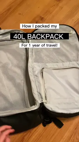 My whole life into a backpack! What size bag do you travel with? #travel #packwithme #40lbackpack #carryonbag #carryonluggage #solotravel #caribeetraveller #budgettravel 