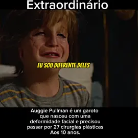 Filme  - Extraordinário -  Auggie Pullman é um garoto que nasceu com uma deformidade facial e precisou passar por 27 cirurgias plásticas. Aos 10 anos, ele finalmente começa a frequentar uma escola regular, como qualquer outra criança, pela primeira vez. No quinto ano, ele precisa se esforçar para conseguir se encaixar em sua nova realidade. #filme #cena #drama #Extraordinário  #motivation 