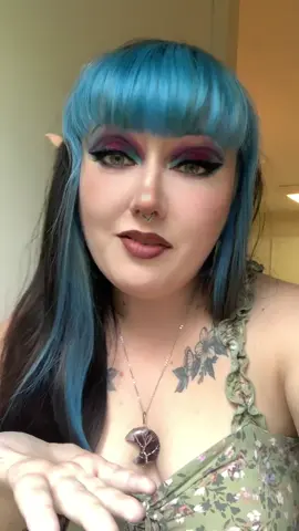 #alternativegirl #altgirl #gothgirl #bluehair #fyp #midsize #makeup #plussize #mua #beauty #aspiringmakeupartist #colorfulhair #cutcrease #tattoos 