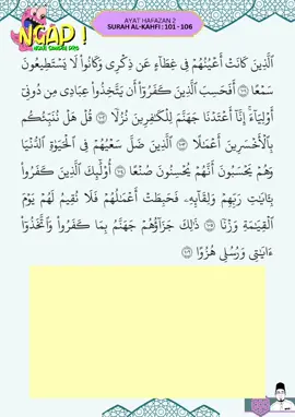 Ting 4 Ayat Hafazan 2 Surah al Kahfi 101-106 #UTQH #PendidikanIslam #SPM #Tingkatan4 #KSSM  #Ngap 