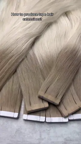 Do you know how to produce tape hair extensions? #TikTokHair #hairtok #hairvendorsontiktok #tiktokmademebuyit #hairfactory #hairvendors #hairsupplier #hairvendorsontiktok #wholesalehairvendor #tapehairextensionlondon #tapehairvendor 