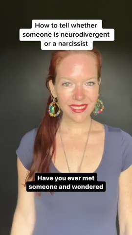 I promise I’m not intentionally being rude, I’m just 🌶️ neurospicy 🔥✨ @kerrymcavoyphd identified these three great ways to help you understand whether you’re dealing with an neurodivergent person or a legit narcissist. 💕 #ADHD #neurodivergent #autism #narcissist #gaslighting #AmericanSignLanguage #deaf #asl #LearnASL #freckles #DeafTok #DeafCreator 
